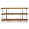 Baxton Studio Tarah Modern Natural Brown Finished Wood and Black Finished Metal Console Table 178-11315-Zoro - alternate 5